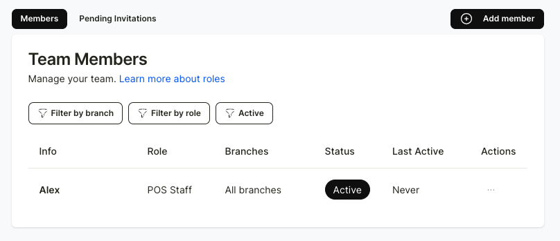 Teams — step 1